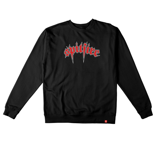 Spitfire Venom Crewneck - Black/Red