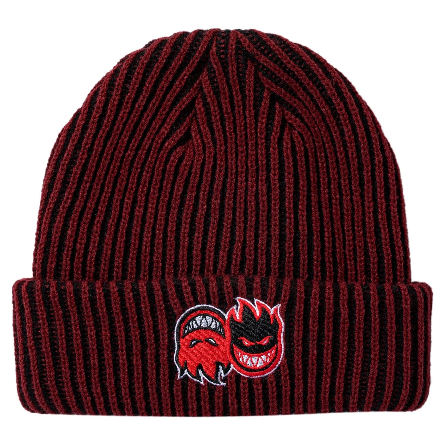 Spitfire Eternal Fill Cuff Beanie - Dark Red / Black