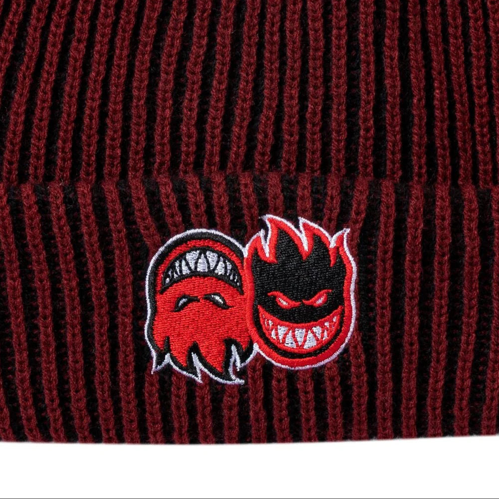 Spitfire Eternal Fill Cuff Beanie - Dark Red / Black