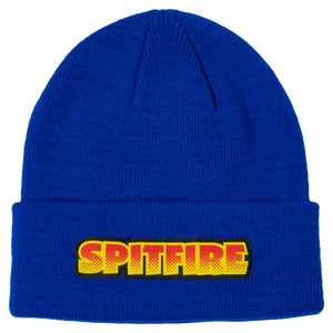 Spitfire Beatdowns Script Cuff Beanie - Royal