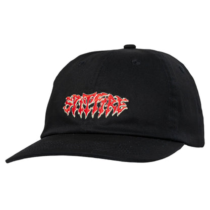 Spitfire Lil Demon Script Strapback - Black/Red/Cream