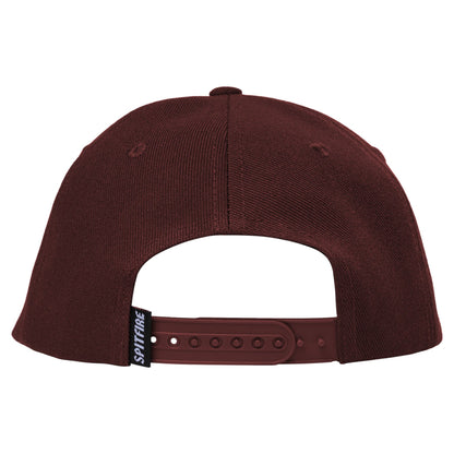 Spitfire Bighead Fill Snapback - Dark Red/Red