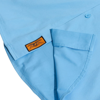 Antihero Hecho Por Skate Custom Work Shirt - Light Blue