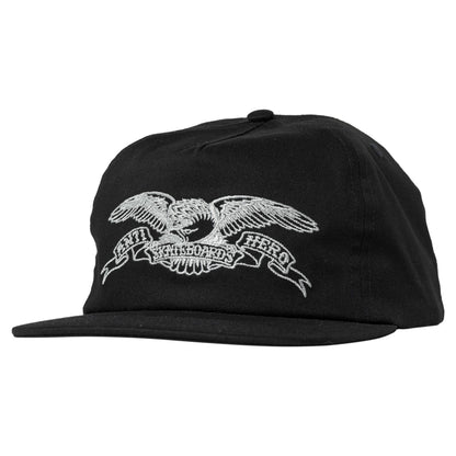 Antihero Basic Eagle Snapback - Black/Grey