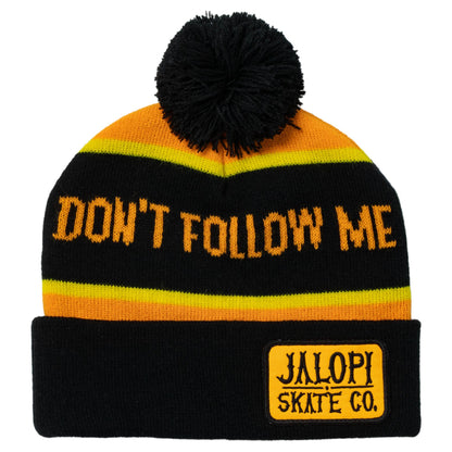 Antihero Jalopi I'm Lost Too Pom Beanie - Orange/Black/Yellow