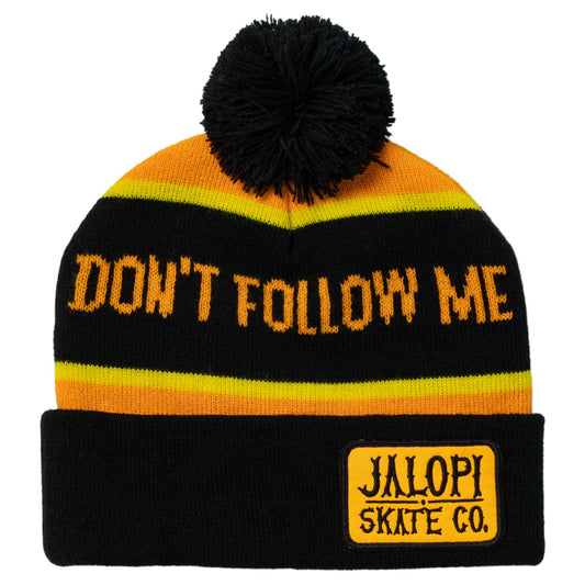 Antihero Jalopi I'm Lost Too Pom Beanie - Orange/Black/Yellow