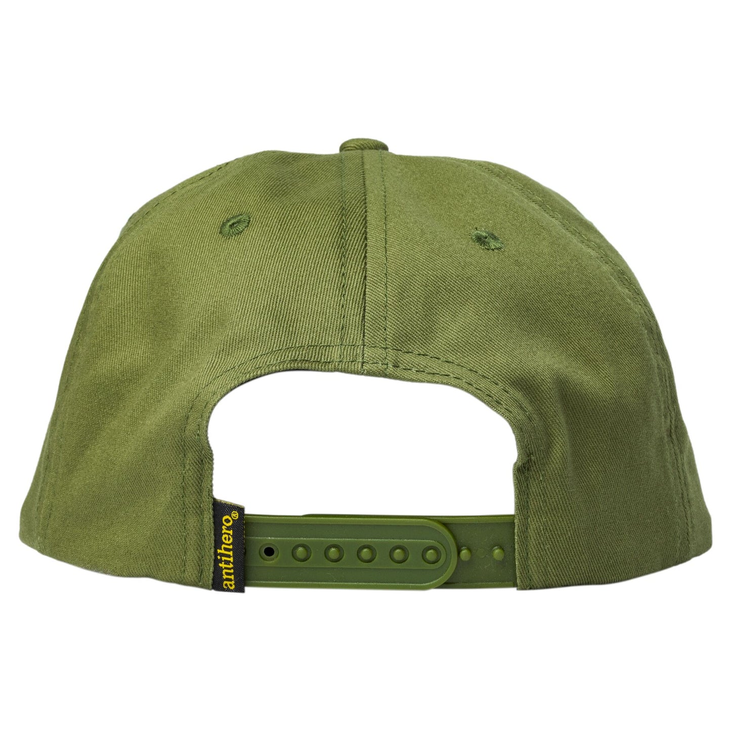 Antihero Basic Eagle Snapback - Olive/Yellow