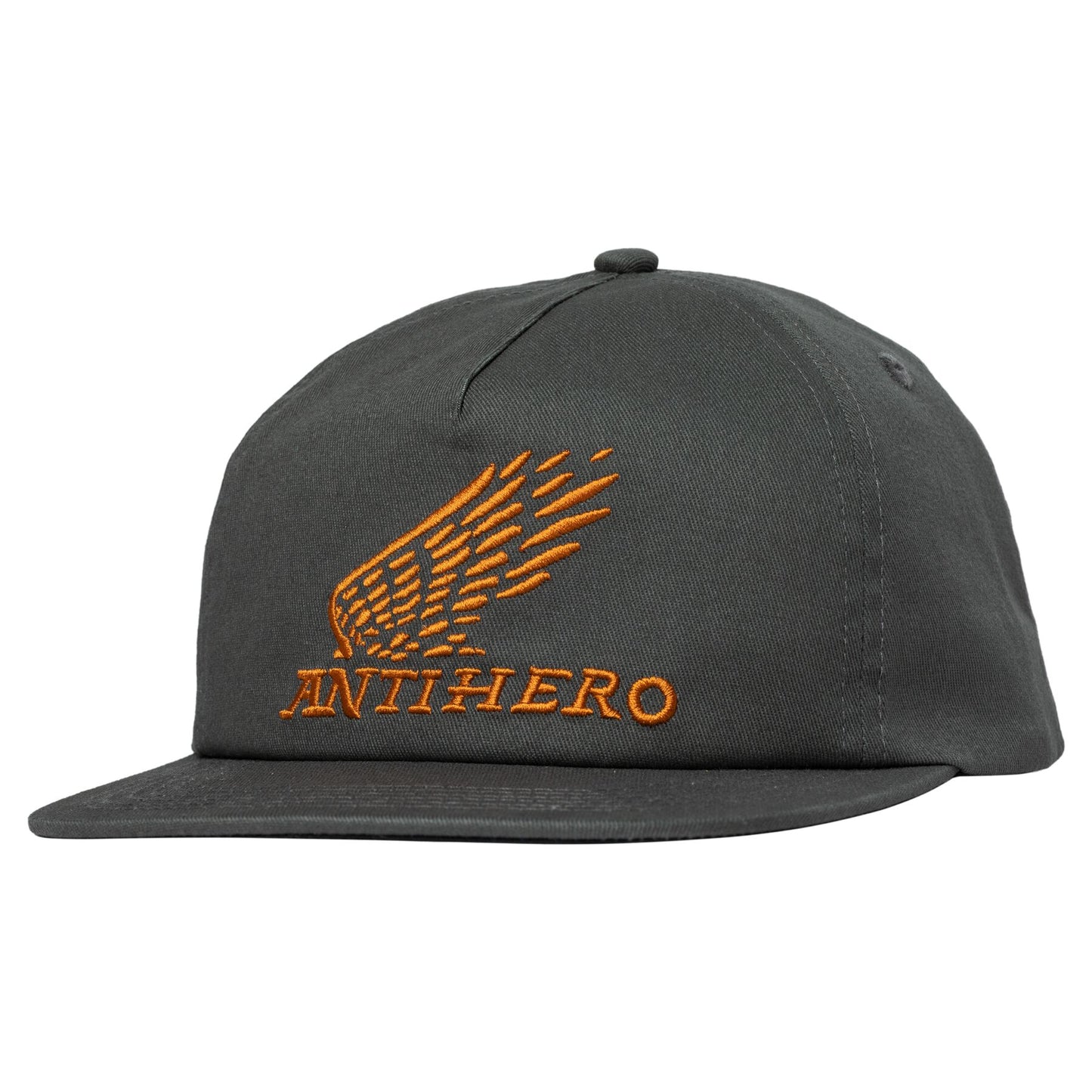 Antihero Motorized Snapback - Charcoal/Orange