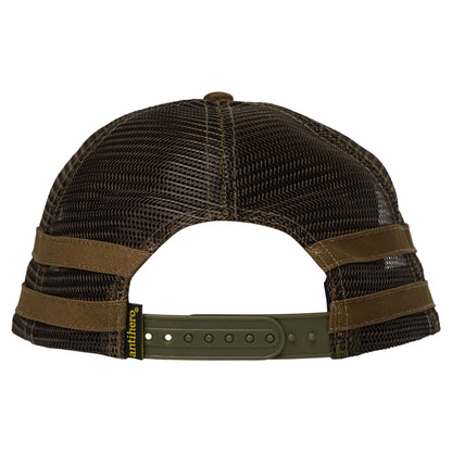 Antihero Basic Eagle Snapback - Brown/Medium Brown