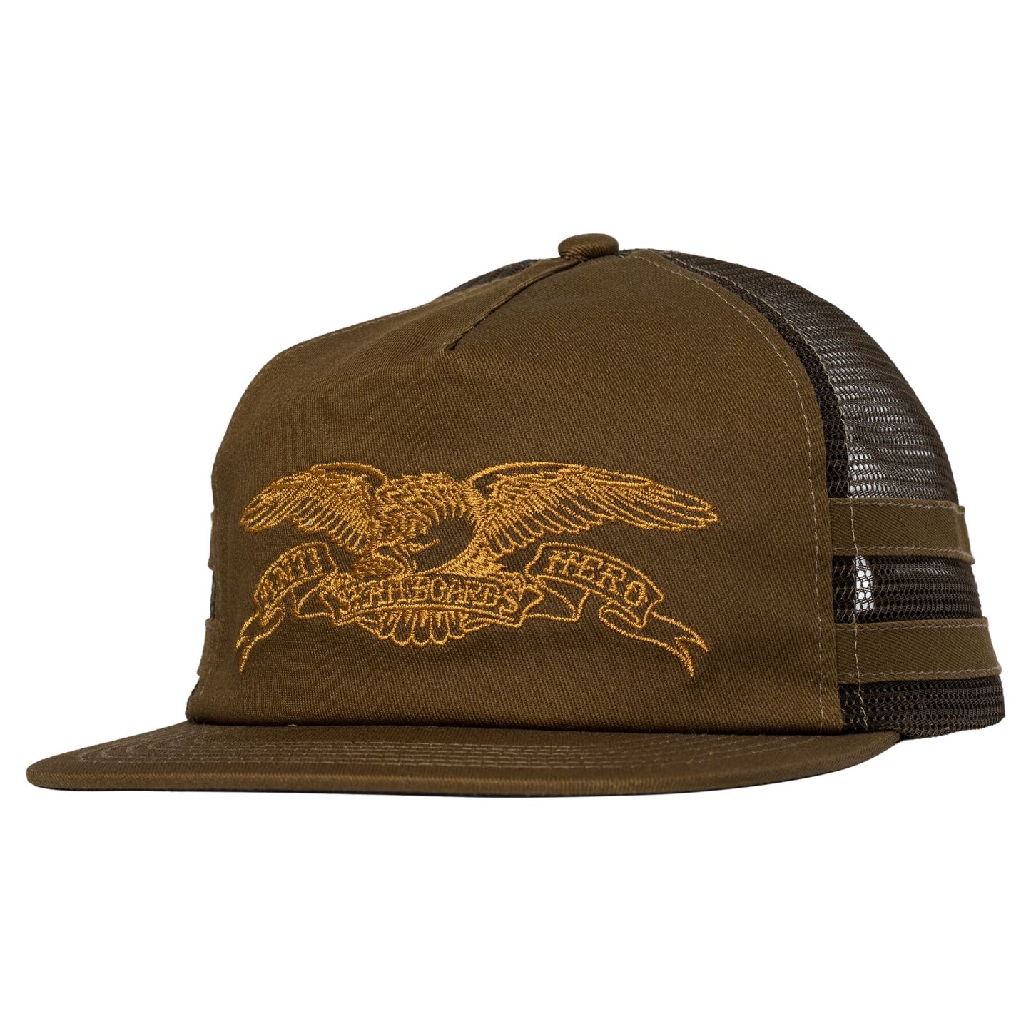 Antihero Basic Eagle Snapback - Brown/Medium Brown
