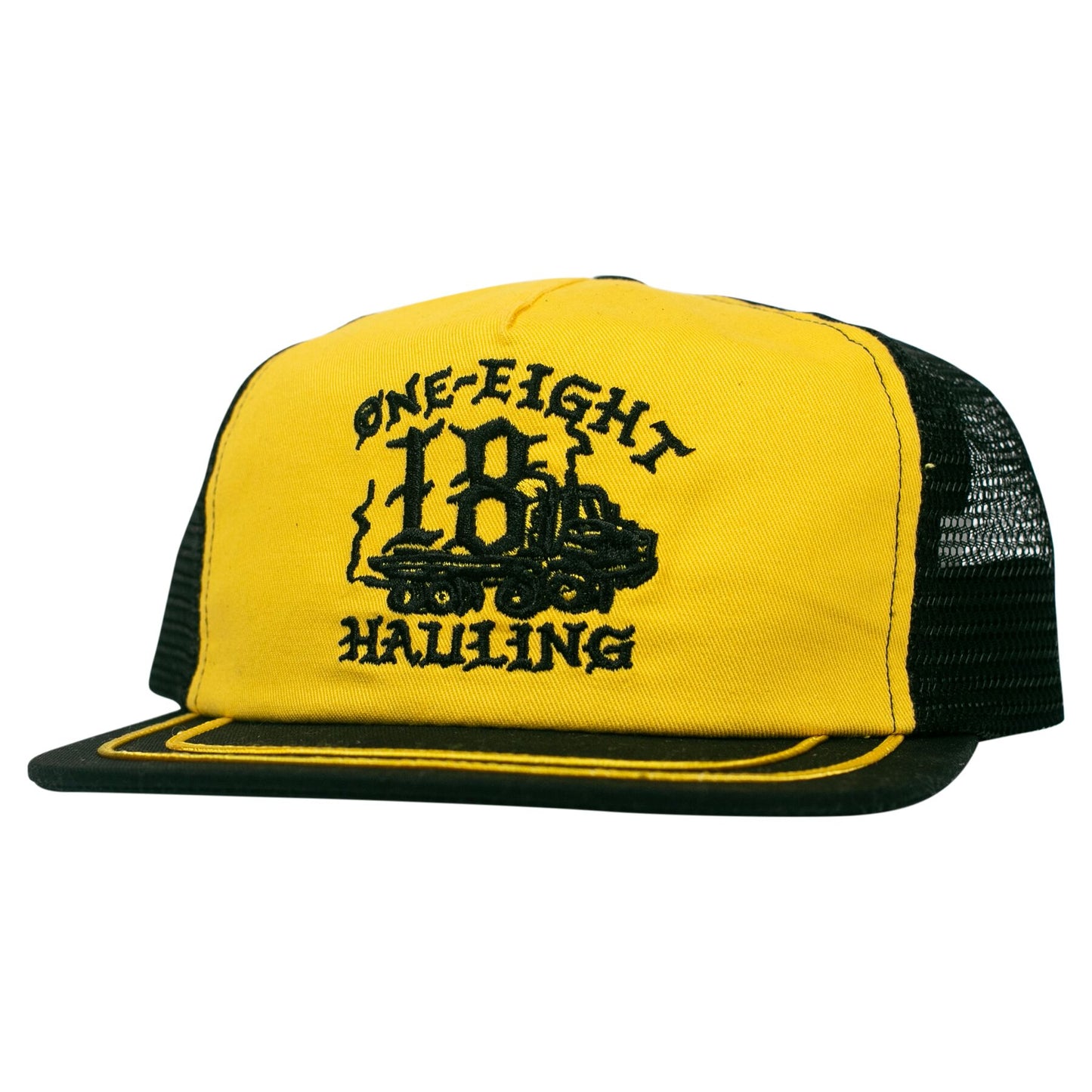 Antihero One Eight Hauling Snapback - Black/Yellow