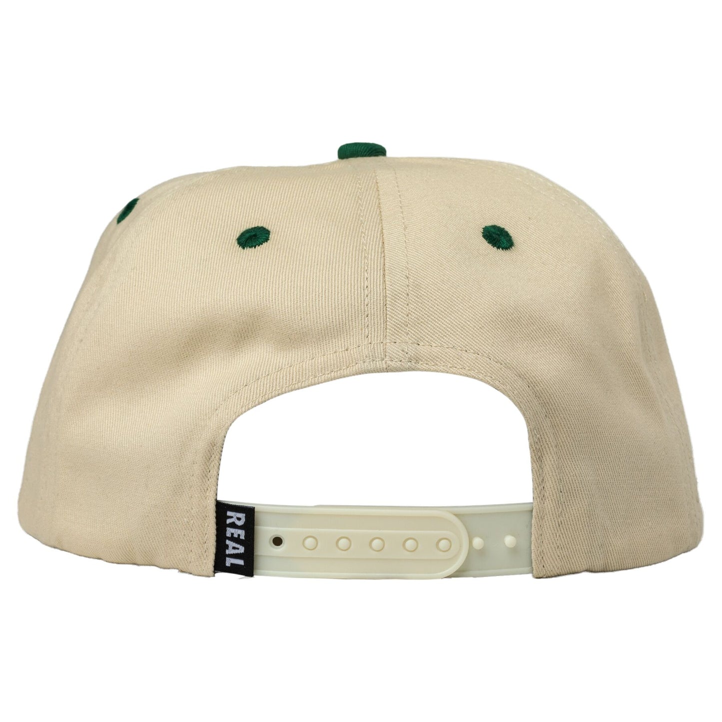 Real Fort Miley Snapback - Off White/Green