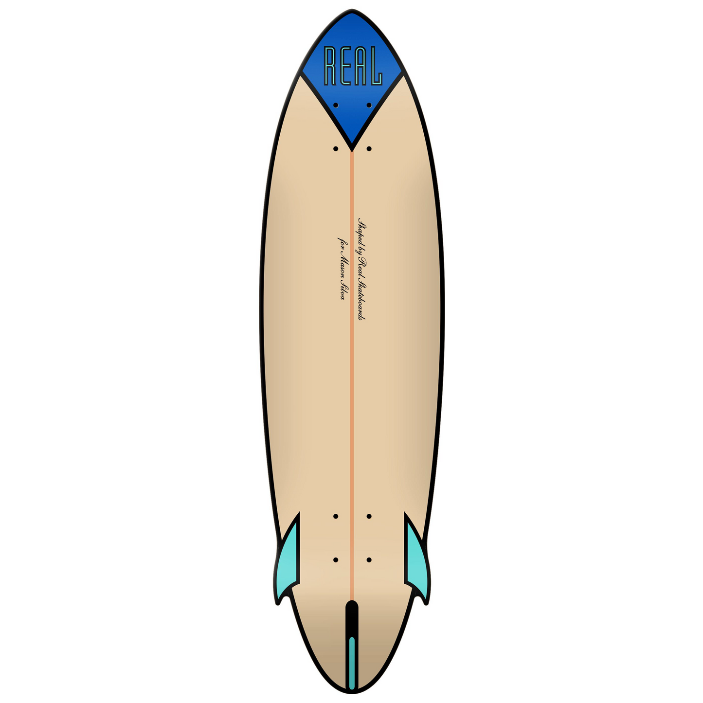 Real Mason Speed Egg Shaped Deck - 9.25