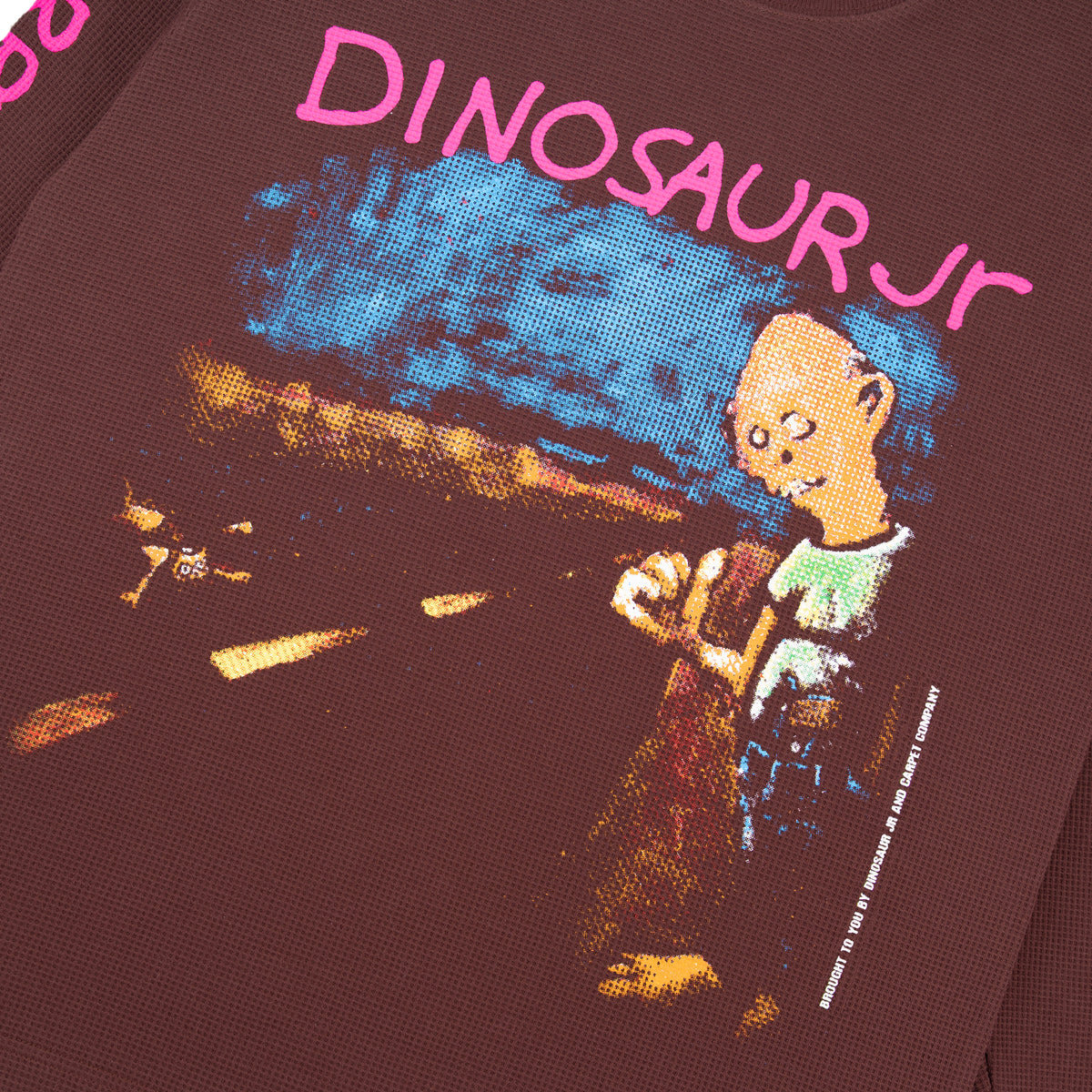 Carpet Company Dinosaur Jr Where You Been Longsleeve Thermal - Brown
