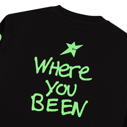 Carpet Company Dinosaur Jr Where You Been Longsleeve Thermal - Black
