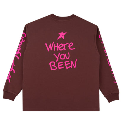 Carpet Company Dinosaur Jr Where You Been Longsleeve Thermal - Brown