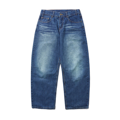 Butter Goods Wide Cut Denim Jeans - Dark Blue Slub