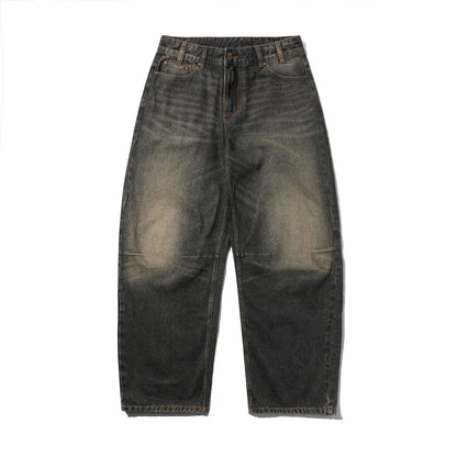 Butter Goods Wide Cut Denim Jeans - Faded Brown Wash