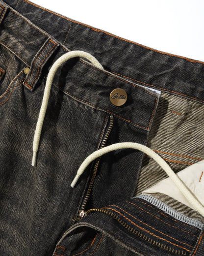 Butter Goods Wide Cut Denim Jeans - Faded Brown Wash