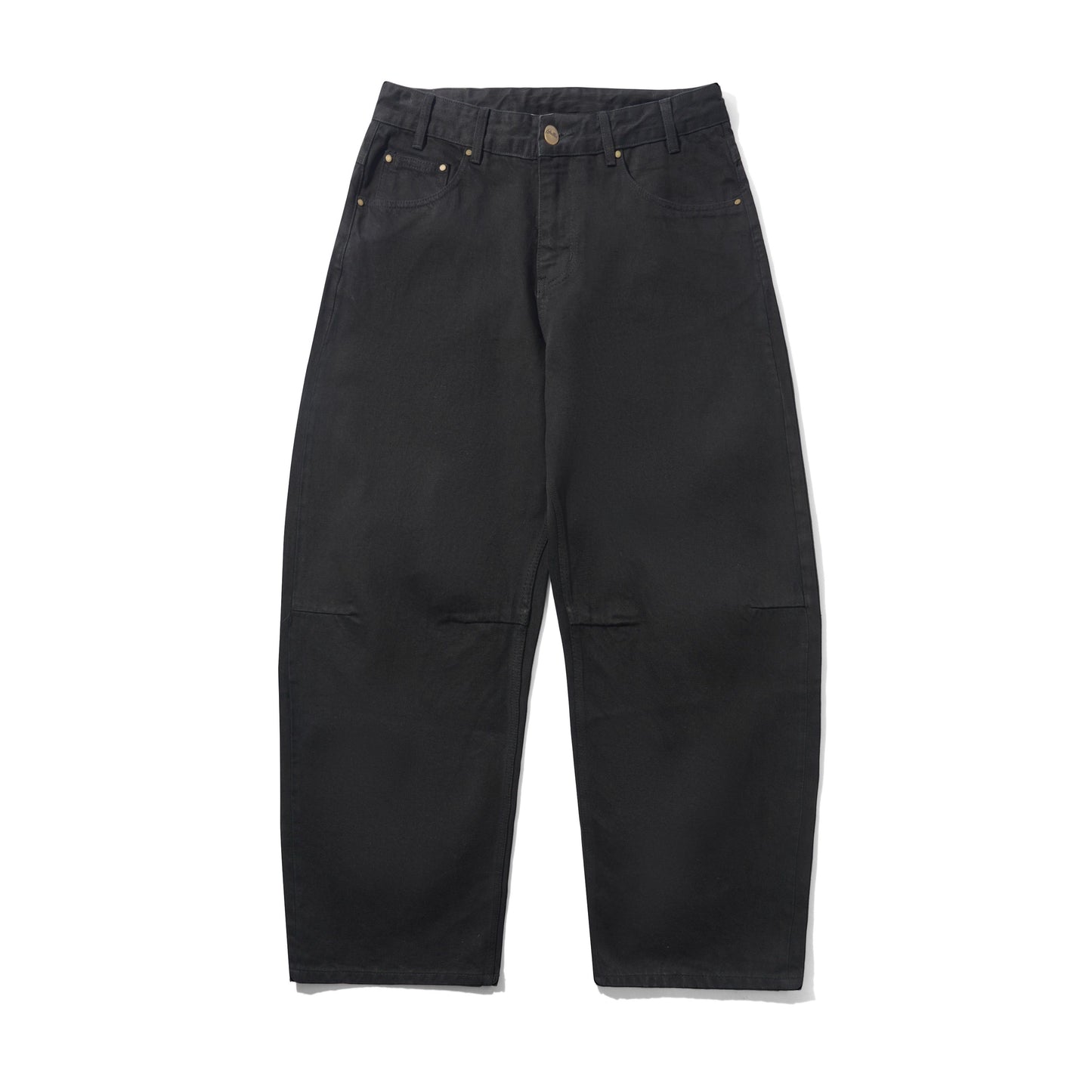 Butter Goods Wide Cut Denim Jeans - Flat Black Selvedge