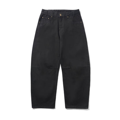 Butter Goods Wide Cut Denim Jeans - Flat Black Selvedge