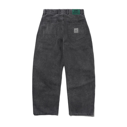 Butter Goods Wide Cut Denim Jeans - Rinsed Black