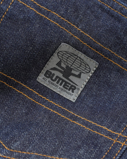 Butter Goods Wide Cut Denim Jeans - Selvedge Blue