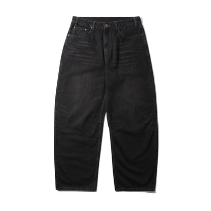 Butter Goods Wide Cut Denim Jeans - Tinted Black