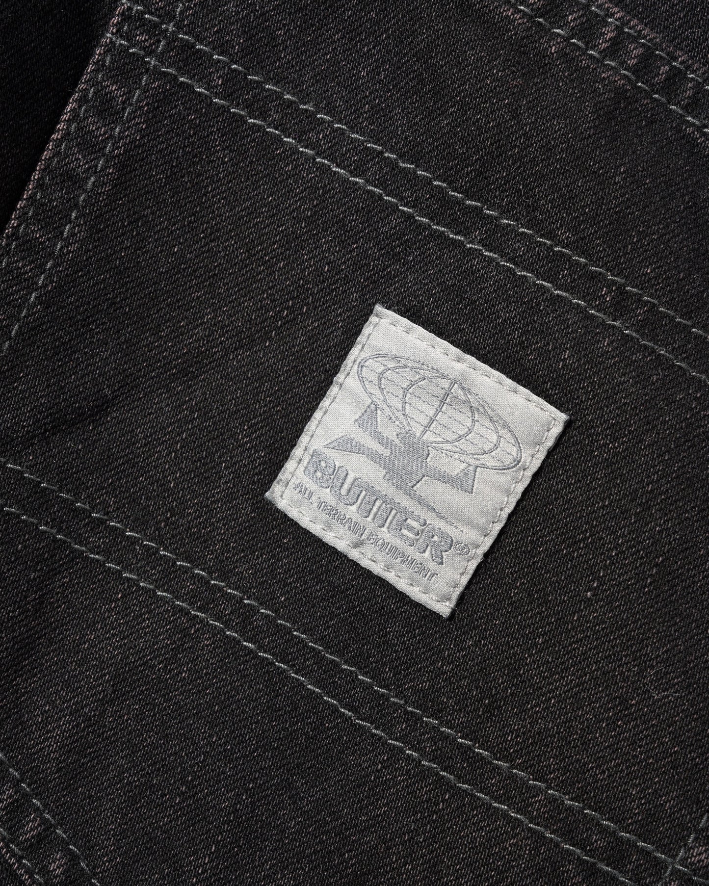 Butter Goods Wide Cut Denim Jeans - Tinted Black