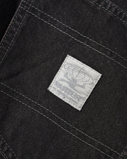 Butter Goods Wide Cut Denim Jeans - Tinted Black