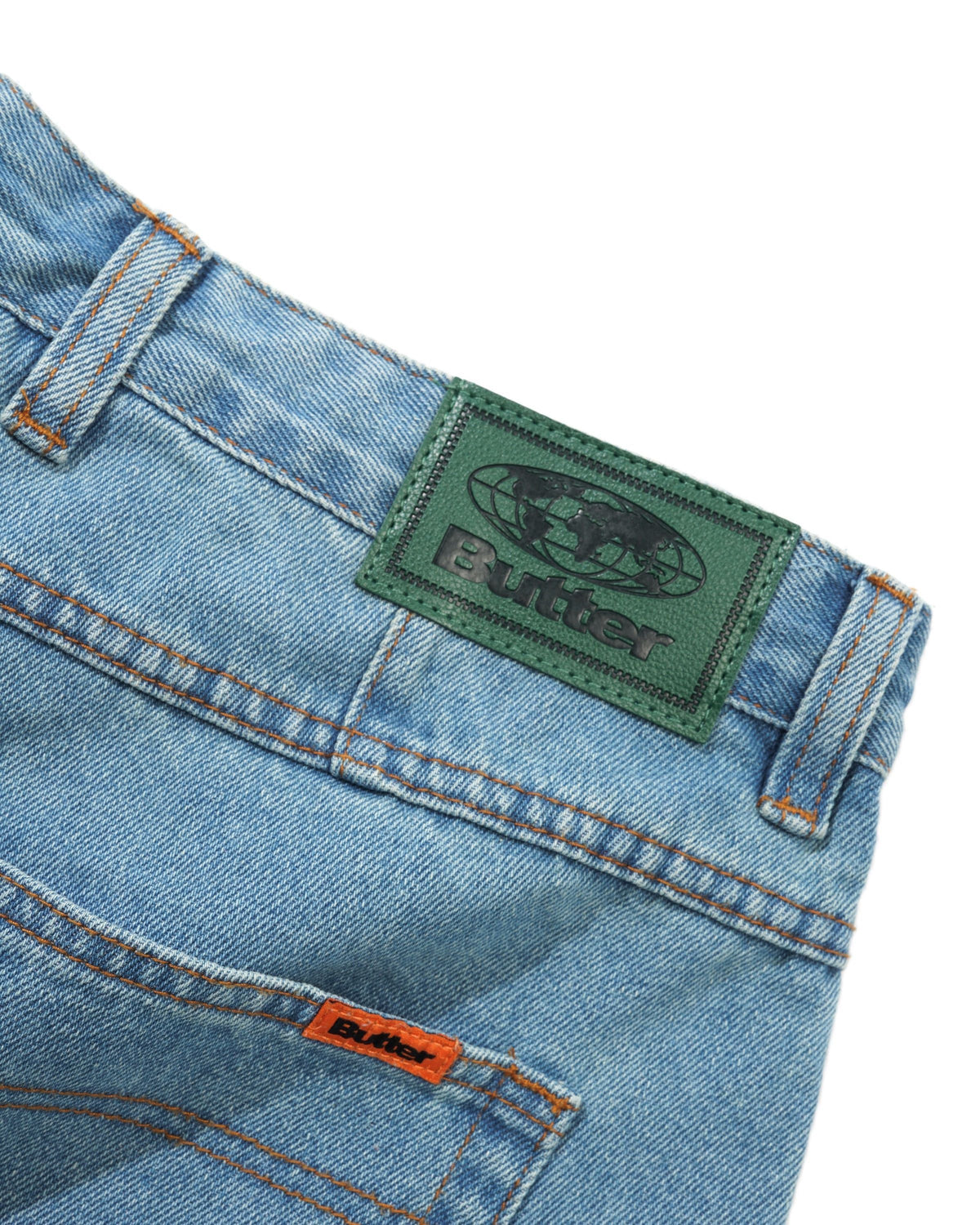 Butter Goods Wide Cut Denim Jeans - Washed Indigo