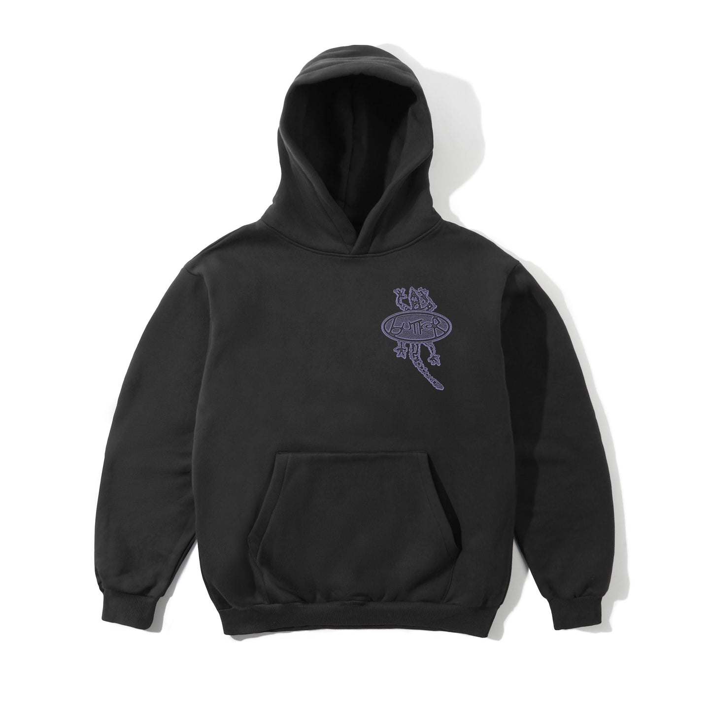 Butter Goods Wipeout Hoodie - Washed Black