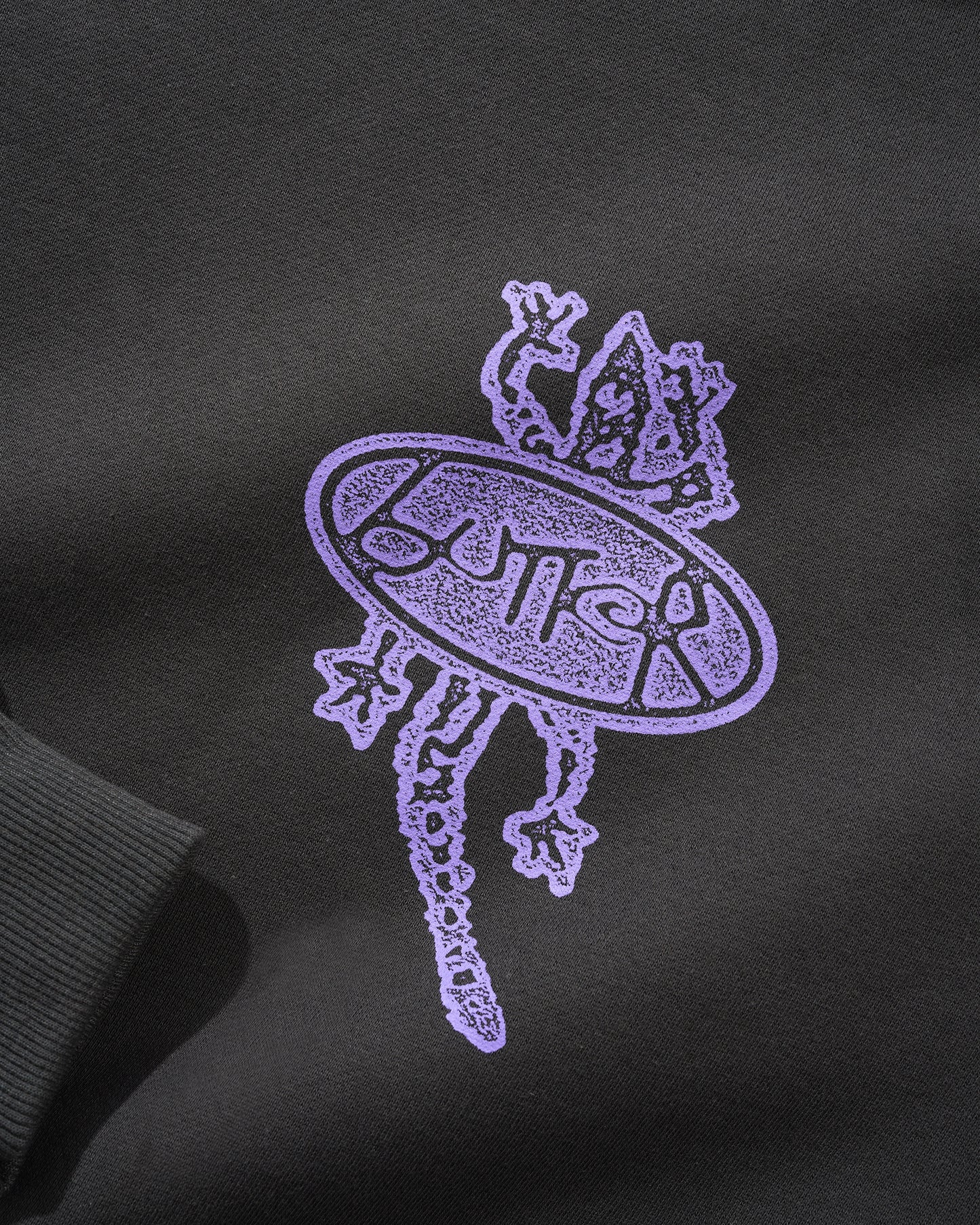 Butter Goods Wipeout Hoodie - Washed Black