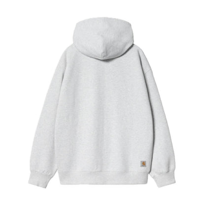 Carhartt WIP Hooded Wip Zip Hoodie - Stone Washed Ash