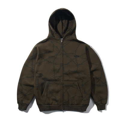 Butter Goods Wired Zip Hoodie - Fudge