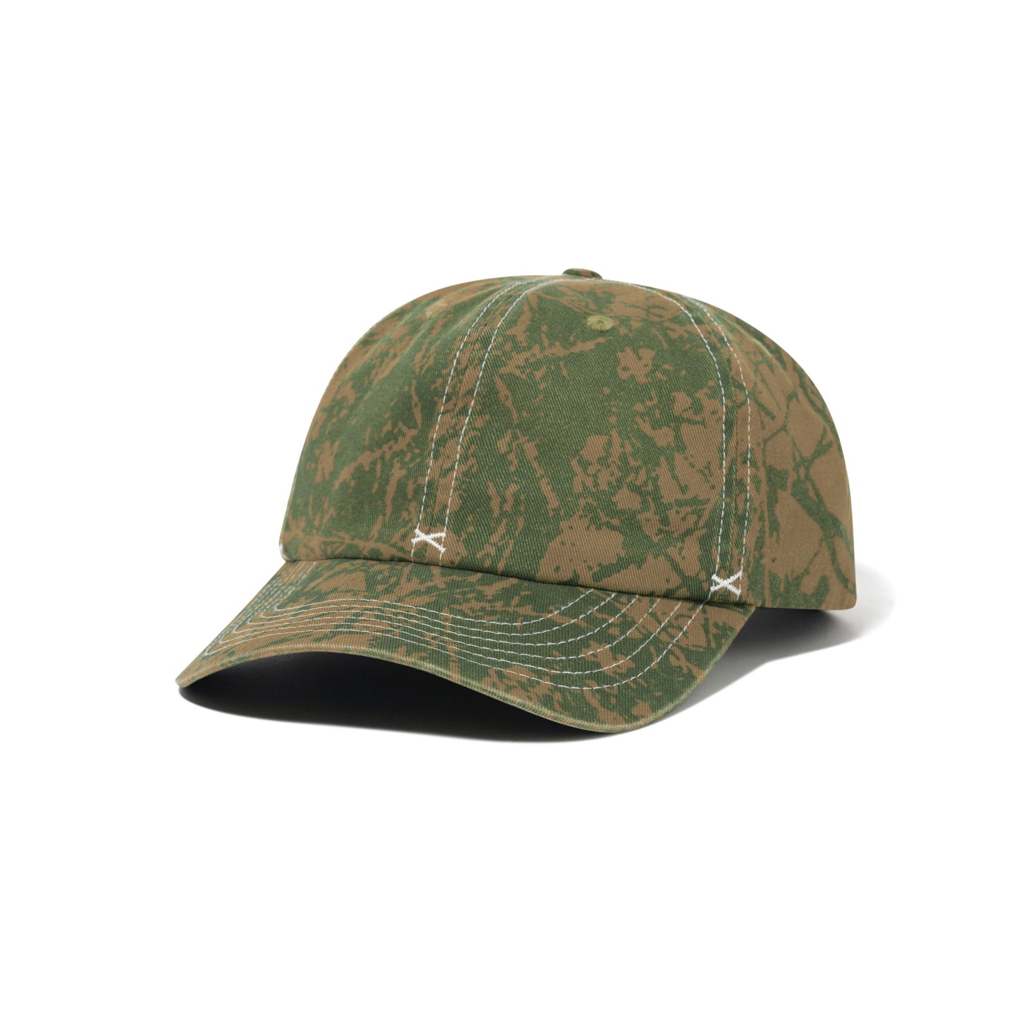 Butter Goods Woods Camo 6 Panel Cap - Sage