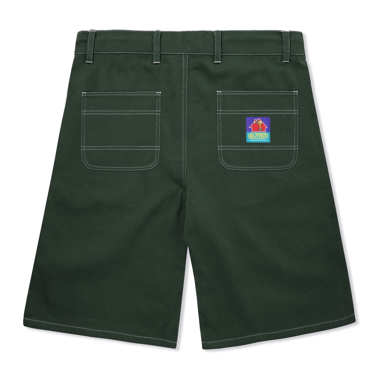 Butter Goods Work Shorts - Dark Forest