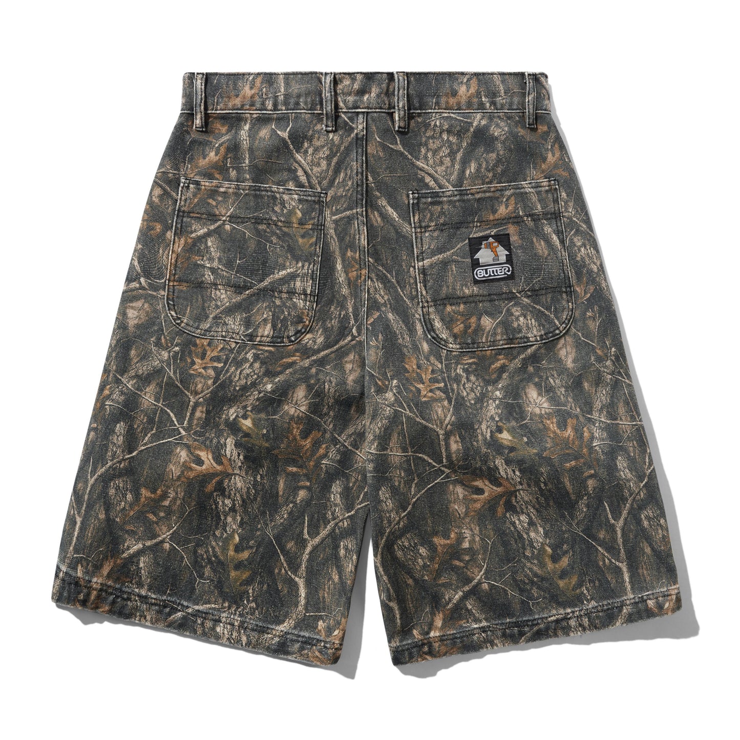 Butter Goods Work Shorts - Forest Camo
