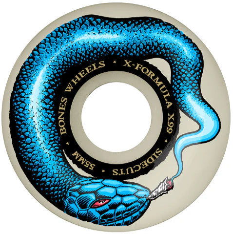 Bones Smokin' Snake Sidecut X-Formula Wheels - 99A 55mm V5