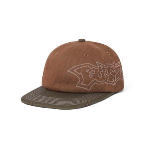 Butter Goods Yard 6 Panel Cap - Brown/Army