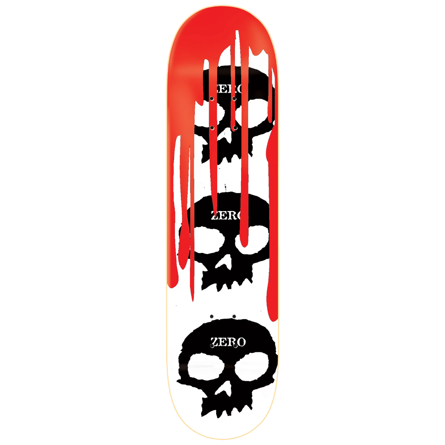 Zero 3 Skull Blood Deck White - 8.5