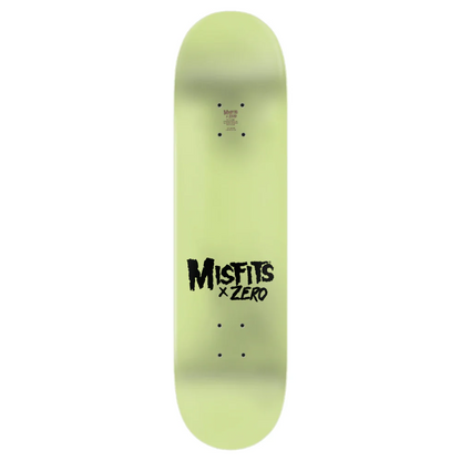 Zero Misfits Fiend Skull Glow In The Dark Dip Deck - 8.25