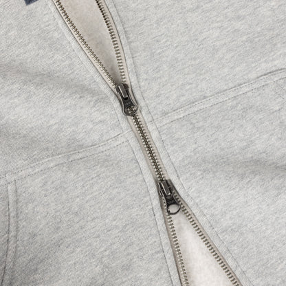 Dime Blocks Zip Hoodie - Heather Gray