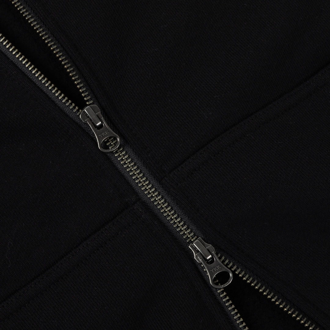 Dime Classic Veins Zip Hoodie - Black