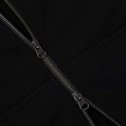 Dime Classic Veins Zip Hoodie - Black