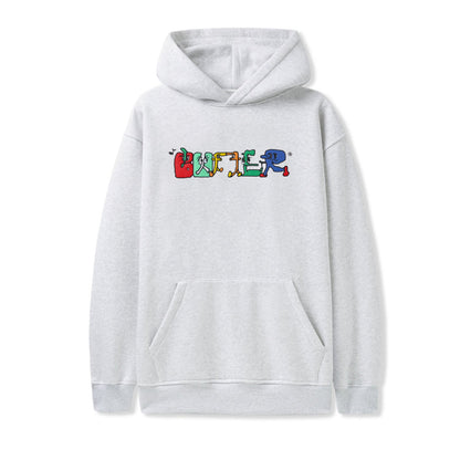 Butter Goods Zorched Pullover Hood - Ash