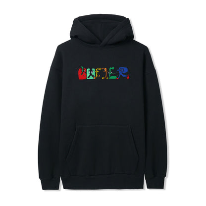 Butter Goods Zorched Pullover Hood - Black