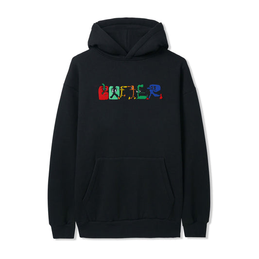 Butter Goods Zorched Pullover Hood - Black