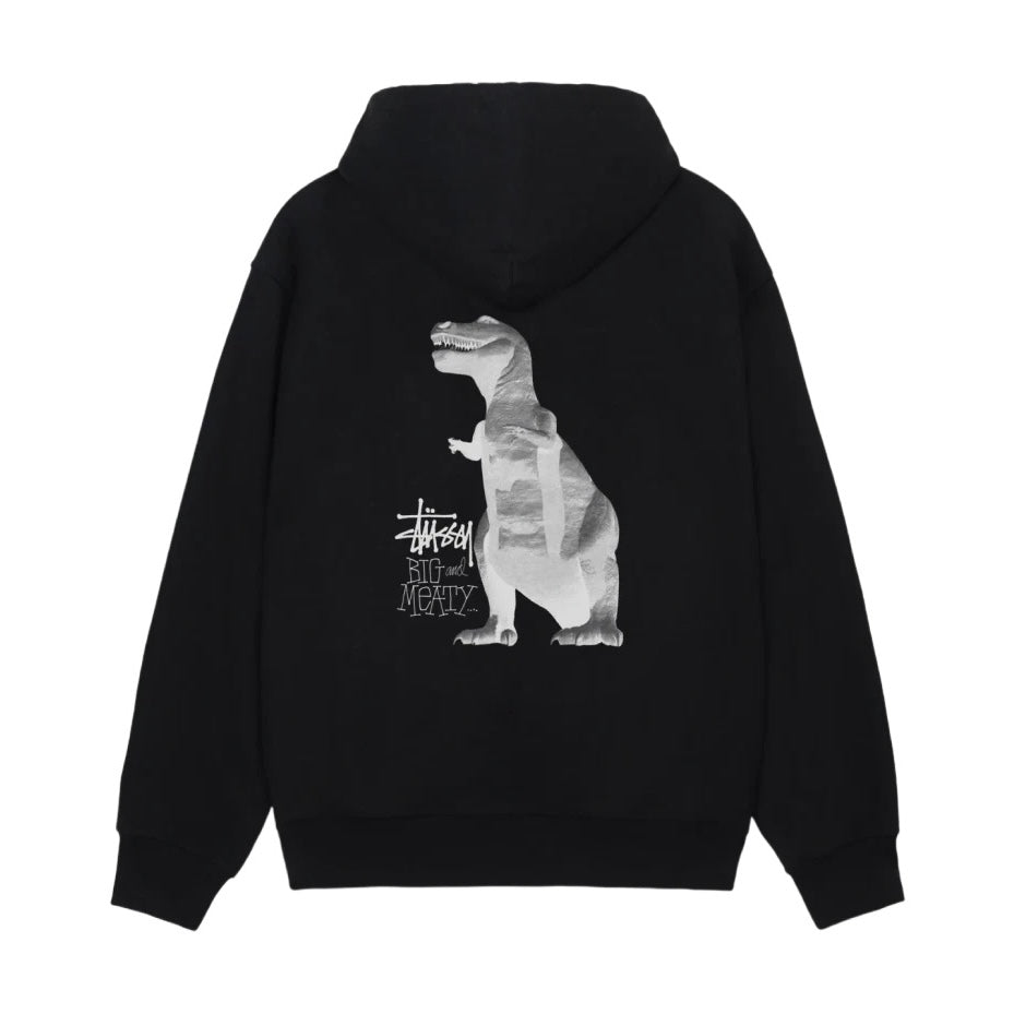 Stussy Big & Meaty Zip Hoodie - Black
