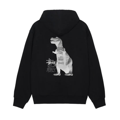 Stussy Big & Meaty Zip Hoodie - Black